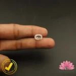 CERTIFIED NATURAL WHITE ZIRCON (सफ़ेद ज़िरकोन) 6.68 Carat, 7.42 Ratti - Image 5