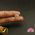 CERTIFIED NATURAL WHITE ZIRCON (सफ़ेद ज़िरकोन) 7.20 Carat, 8.00 Ratti - Image 5
