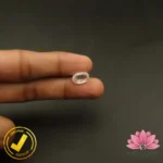 CERTIFIED NATURAL WHITE ZIRCON (सफ़ेद ज़िरकोन) 7.19 Carat, 7.99 Ratti - Image 5