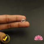 CERTIFIED NATURAL WHITE ZIRCON (सफ़ेद ज़िरकोन) 6.58 Carat, 7.31 Ratti - Image 5