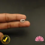 CERTIFIED NATURAL WHITE ZIRCON (सफ़ेद ज़िरकोन) 7.06 Carat, 7.84 Ratti - Image 5