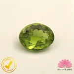 Certified Natural Peridot 7.20 Carat, 8.00 Ratti (नेचुरल पेरिडॉट)
