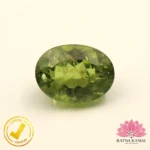 Certified Natural Peridot 7.18 Carat, 7.97 Ratti (नेचुरल पेरिडॉट)
