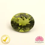 Certified Natural Peridot 7.42 Carat, 8.24 Ratti (नेचुरल पेरिडॉट)