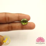 Certified Natural Peridot 8.03 Carat, 8.92 Ratti (नेचुरल पेरिडॉट) - Image 5
