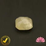 Certified Natural Yellow Sapphire (पुखराज) 6.16 Carat, 6.84 Ratti, Sri Lanka(सीलोन) (Untreated, Unheated) - Image 4