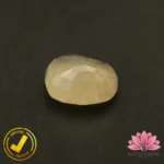 Certified Natural Yellow Sapphire (पुखराज) 6.04 Carat, 6.71 Ratti, Sri Lanka(सीलोन) (Untreated, Unheated) - Image 4