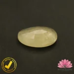 Certified Natural Yellow Sapphire (पुखराज) 6.15 Carat, 6.83 Ratti, Sri Lanka(सीलोन) (Untreated, Unheated) - Image 4