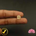 Certified Natural Yellow Sapphire (पुखराज) 6.16 Carat, 6.84 Ratti, Sri Lanka(सीलोन) (Untreated, Unheated) - Image 5