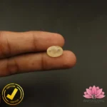 Certified Natural Yellow Sapphire (पुखराज) 6.08 Carat, 6.75 Ratti, Sri Lanka(सीलोन) (Untreated, Unheated) - Image 5