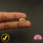 Certified Natural Yellow Sapphire (पुखराज) 5.73 Carat, 6.36 Ratti, Sri Lanka(सीलोन) (Untreated, Unheated) - Image 5