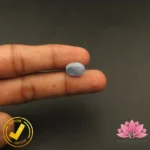 Certified Natural Blue Sapphire (नीलम) 7.08 Carat, 7.86 Ratti, Sri Lanka(सीलोन) (Untreated, Unheated) - Image 5