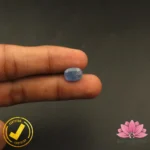 Certified Natural Blue Sapphire (नीलम) 5.78 Carat, 6.42 Ratti, Sri Lanka(सीलोन) (Untreated, Unheated) - Image 5