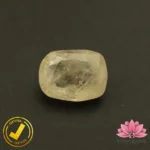 Certified Natural Yellow Sapphire (पुखराज) 5.68 Carat, 6.31 Ratti, Sri Lanka(सीलोन) (Untreated, Unheated) - Image 2