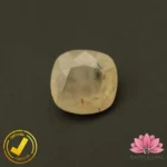 Certified Natural Yellow Sapphire (पुखराज) 6.04 Carat, 6.71 Ratti, Sri Lanka(सीलोन) (Untreated, Unheated) - Image 2