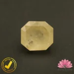 Certified Natural Yellow Sapphire (पुखराज) 6.92 Carat, 7.68 Ratti, Sri Lanka(सीलोन) (Untreated, Unheated) - Image 2
