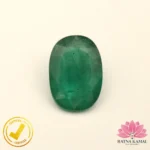 Certified Natural Emerald 5.89 Carat, 6.54 Ratti (असली पन्ना जाम्बिया) Zambian