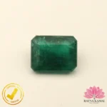 Certified Natural Emerald 6.97 Carat, 7.74 Ratti (असली पन्ना जाम्बिया) Zambian