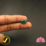 Certified Natural Emerald 5.62 Carat, 6.24 Ratti (असली पन्ना जाम्बिया) Zambian - Image 5