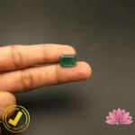 Certified Natural Emerald 6.89 Carat, 7.65 Ratti (असली पन्ना जाम्बिया) Zambian - Image 5