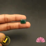 Certified Natural Emerald 6.97 Carat, 7.74 Ratti (असली पन्ना जाम्बिया) Zambian - Image 5